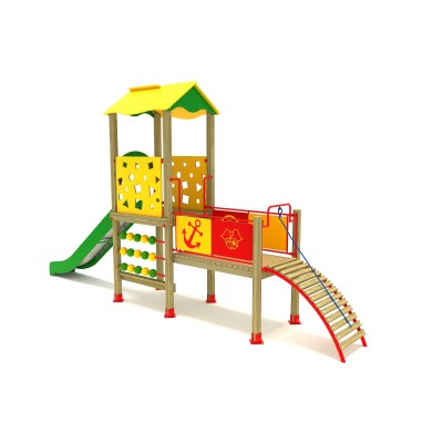 66 A Standard Wooden Playground